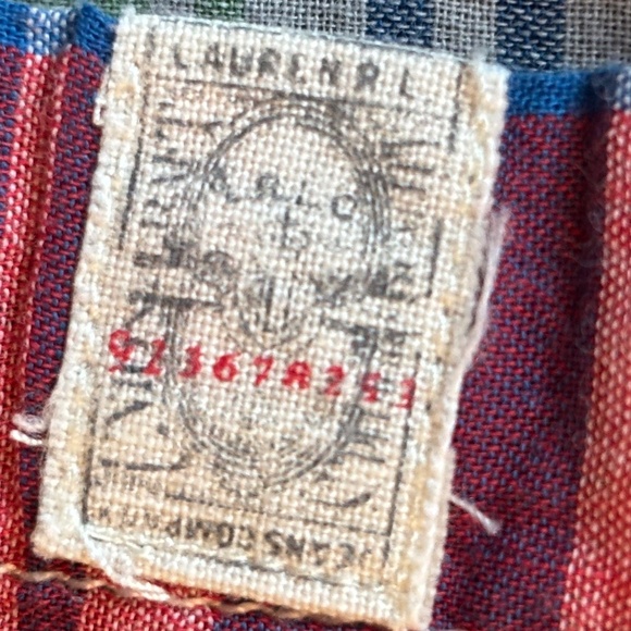 Ralph Lauren Jeans Co. Red Blue Yellow Plaid Cotton Button Down Shirt Women's 2X - Picture 11 of 11